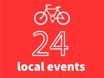 24 local bike events in 2025